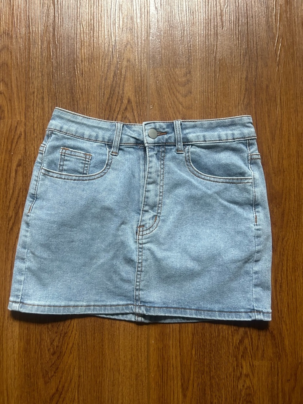 Denim Mini Skirt
